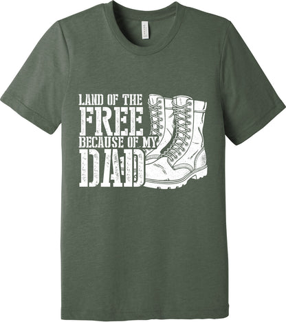 Emblem Comfort Unisex Triblend SS Tee - Because of Dad