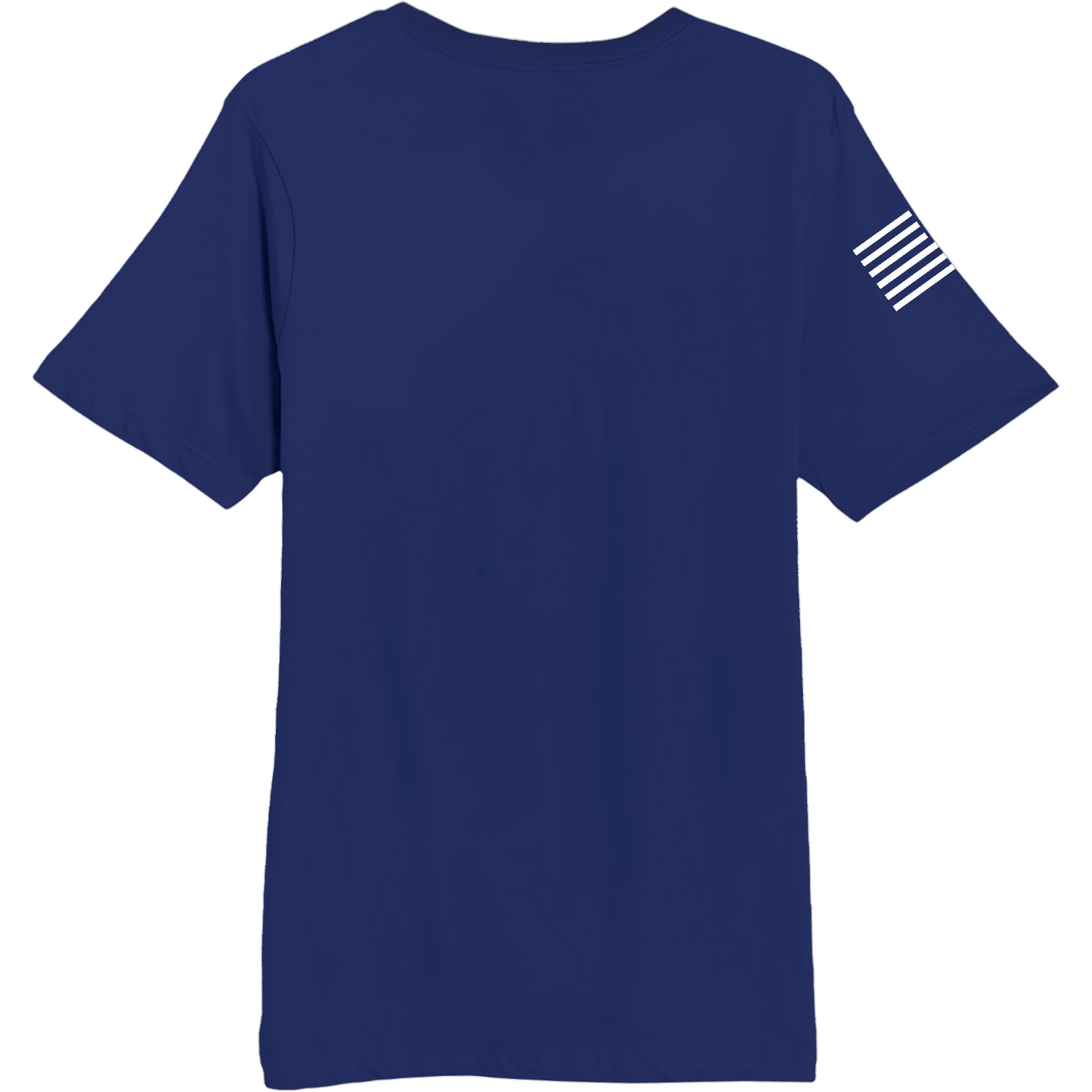 Emblem Basics Comfort Unisex Cotton SS Tee - White Flag