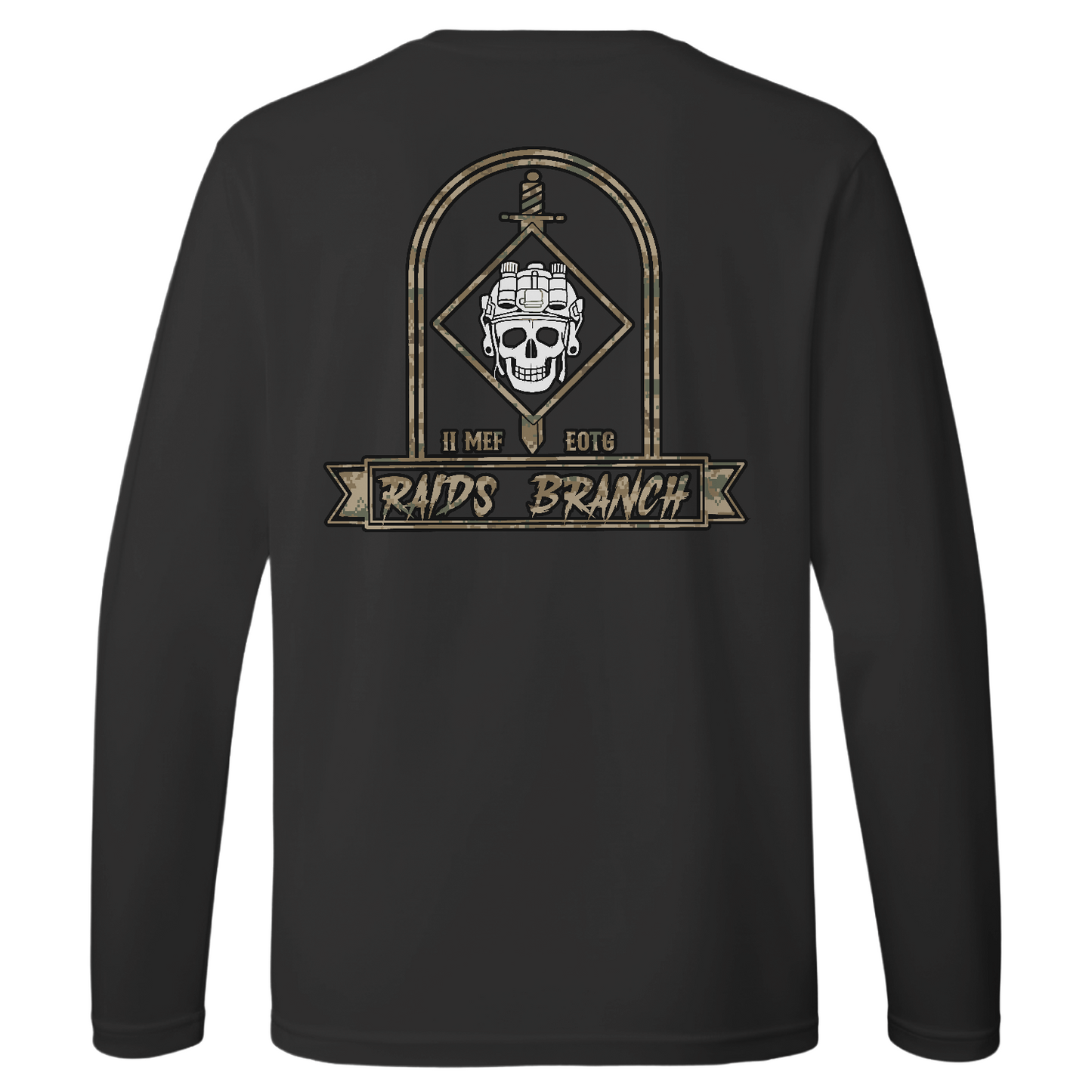 II MEF EOTG, Amphibious Raids Branch Hi-Tech LS Performance Tee - 9T3JPV