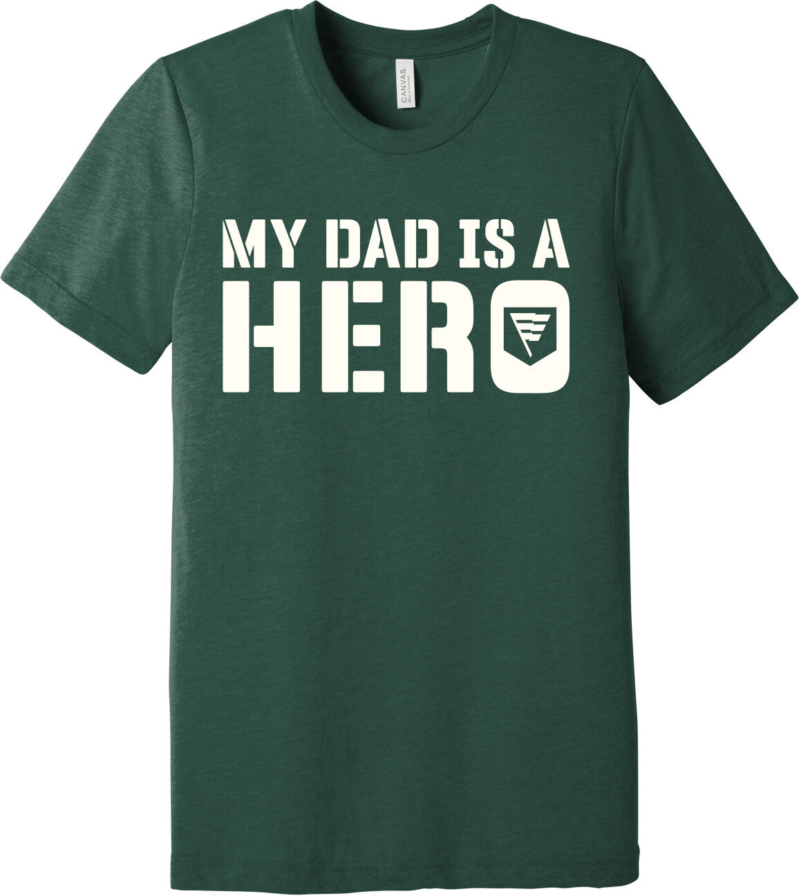 Emblem Comfort Unisex Triblend SS Tee - My Dad is a Hero