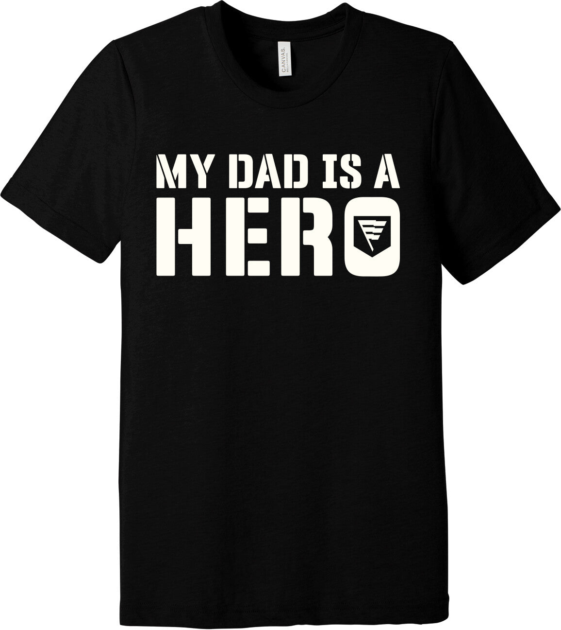 Emblem Comfort Unisex Triblend SS Tee - My Dad is a Hero