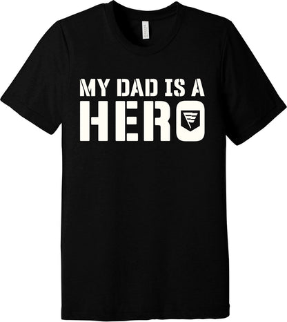 Emblem Comfort Unisex Triblend SS Tee - My Dad is a Hero