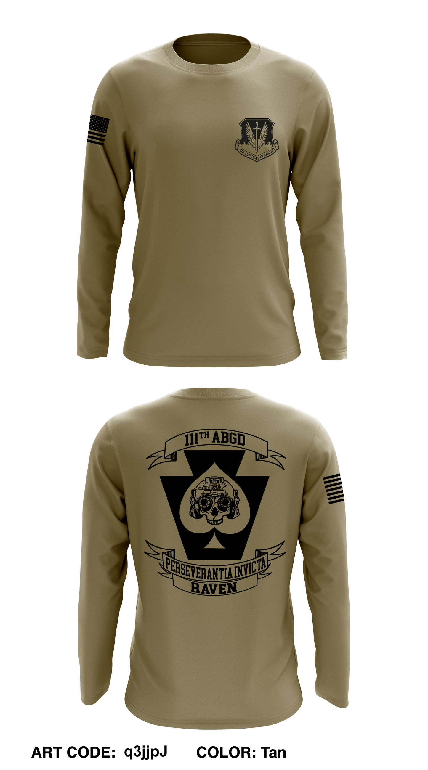 Delta Devils (111th ABGD) Core Men's LS Performance Tee - q3jjpJ