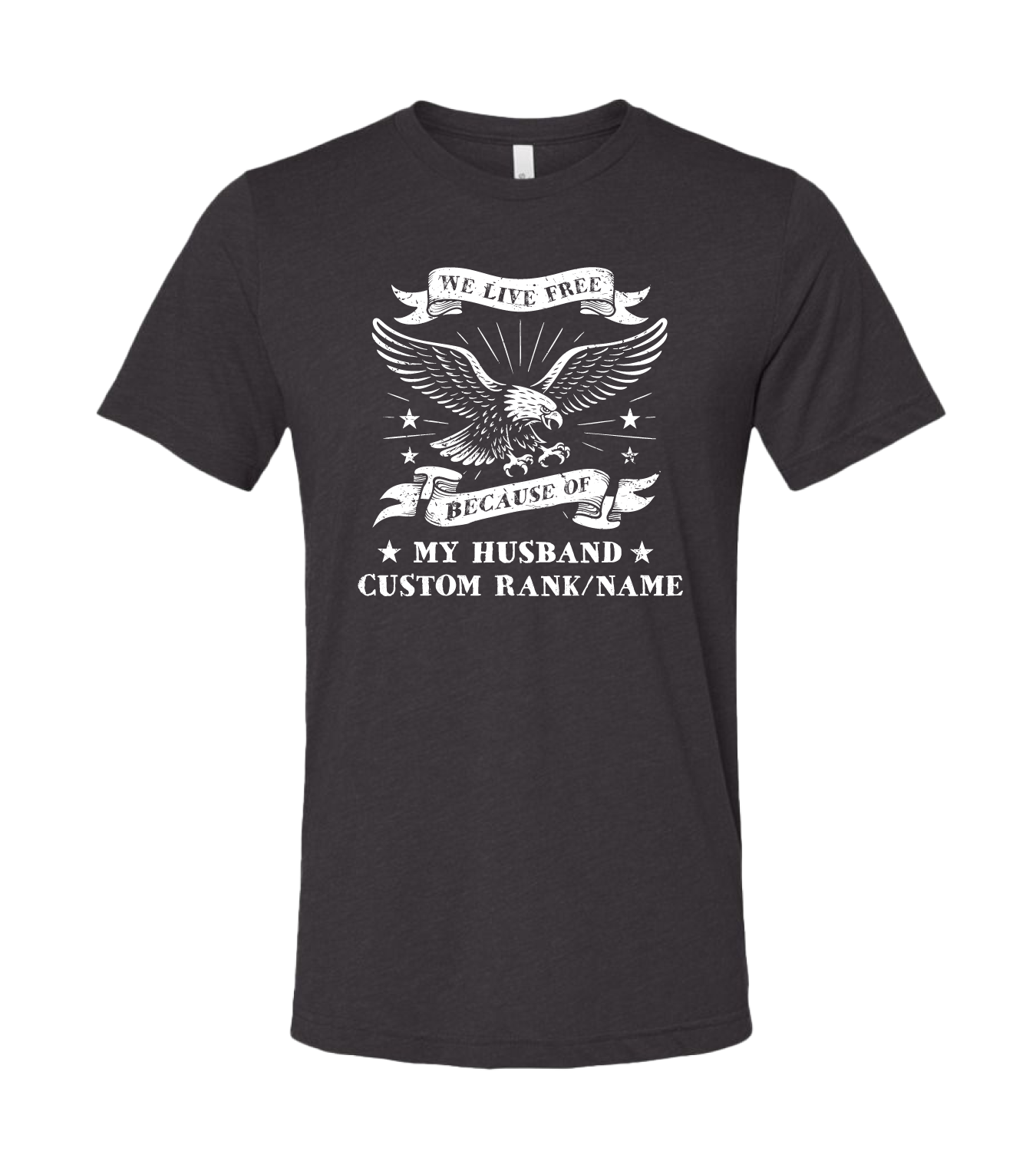 CUSTOM Comfort Unisex Triblend SS Tee - Live Free (9 Options)