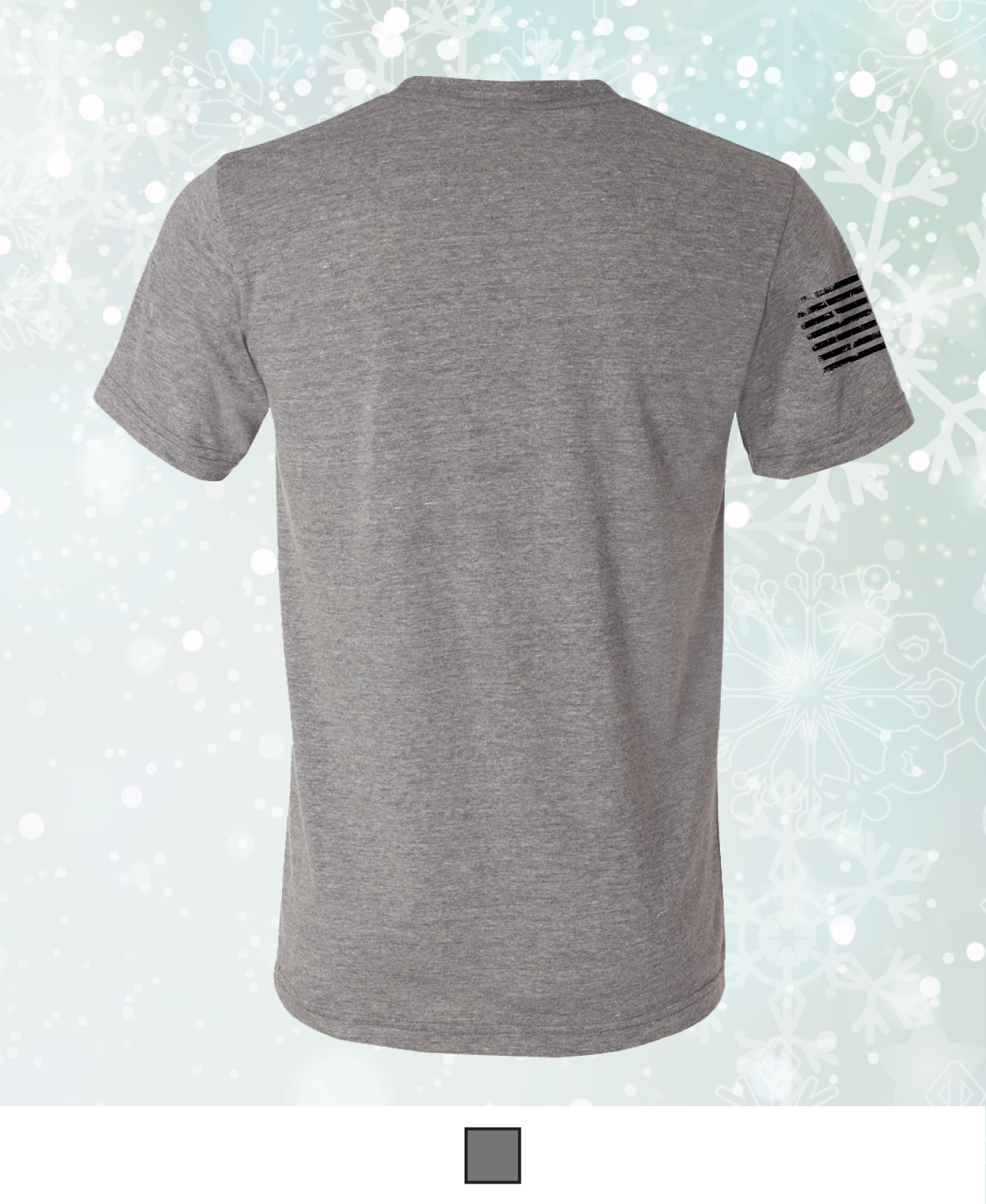 Emblem Holiday Series Comfort Unisex Triblend SS Tee - Here's Your Present