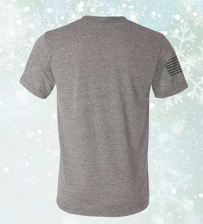 Emblem Holiday Series Comfort Unisex Triblend SS Tee - Missiletoe