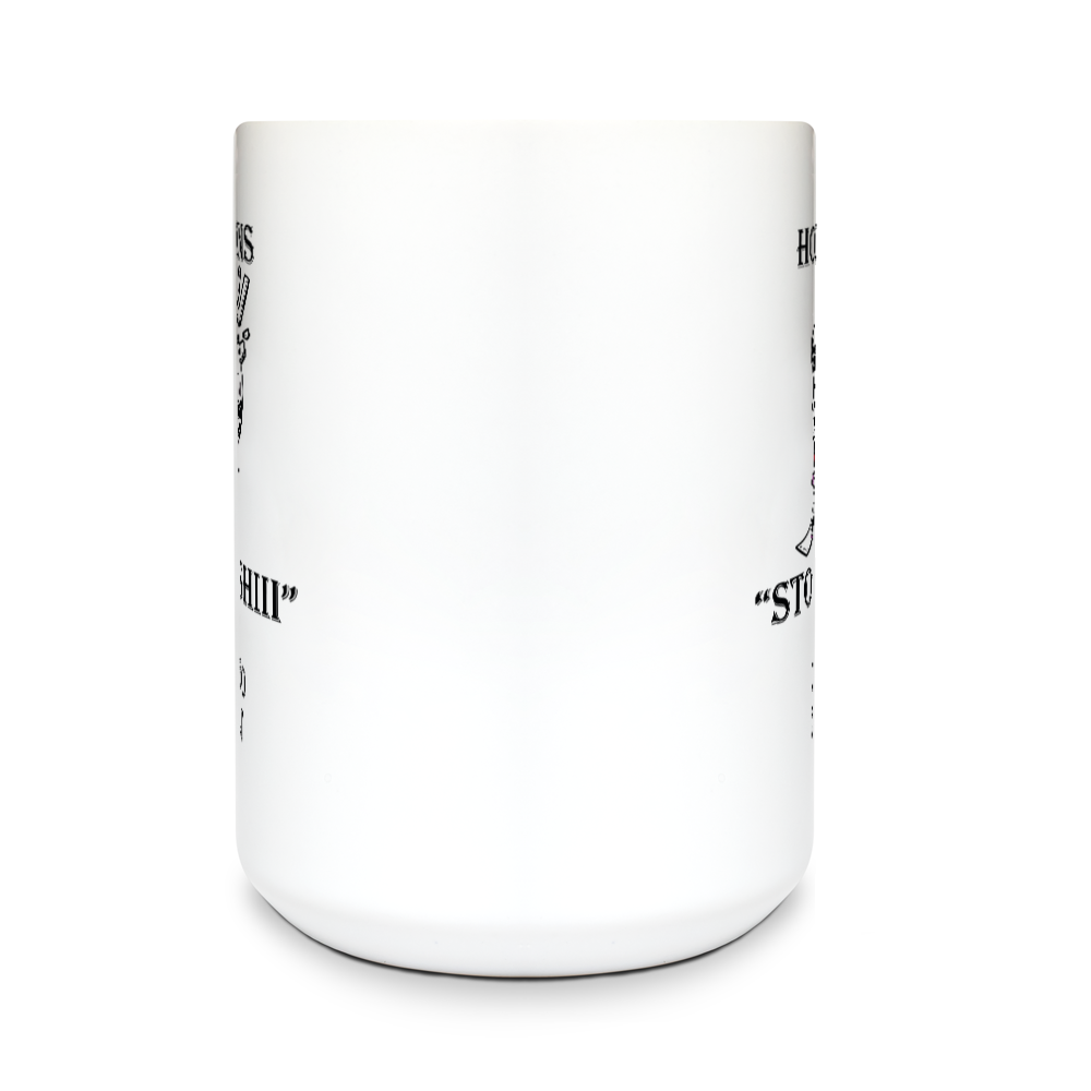 HOOLIGANS Store 1 15 oz White Ceramic Mug - TBM8Yf