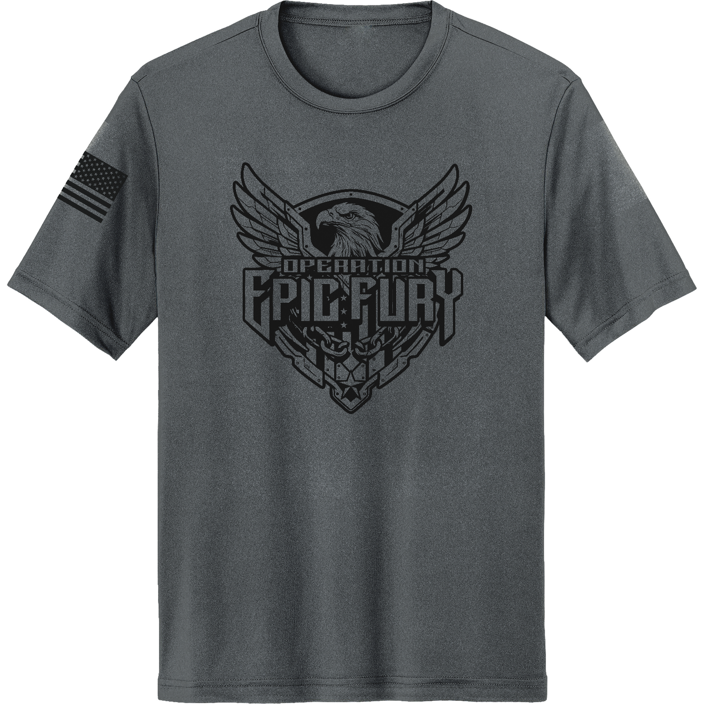 CUSTOM Operation Epic Fury Hi-Tech SS Performance Tee - Eagle