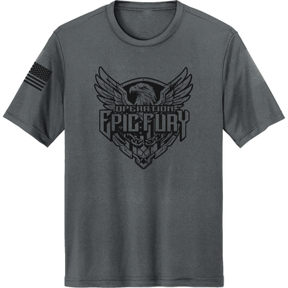 CUSTOM Operation Epic Fury Hi-Tech SS Performance Tee - Eagle