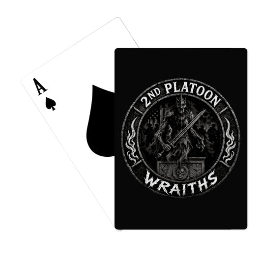 2nd PLT, C co, 1-63 AR BN Playing Cards -  9REZEX