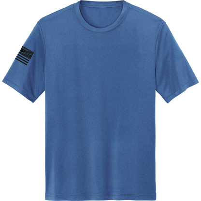 Emblem Basics Hi-Tech SS Performance Tee - Black Flag