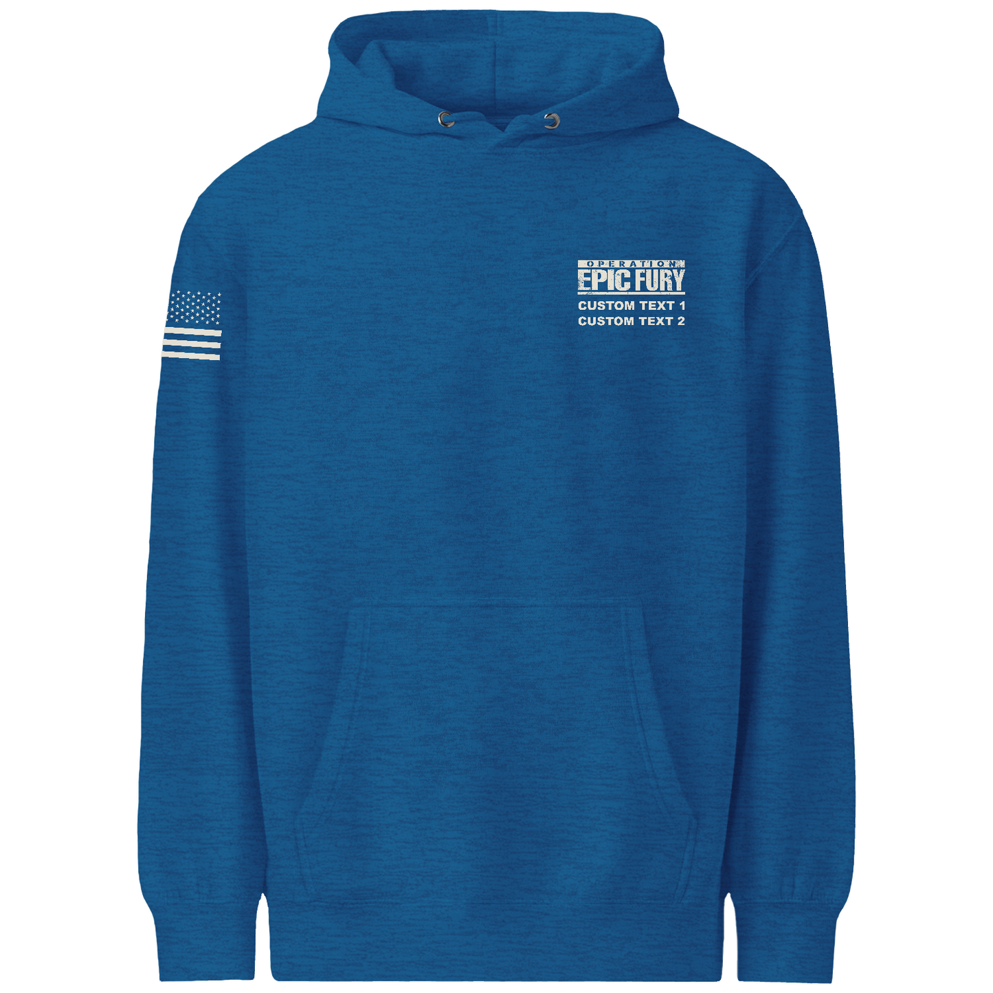 CUSTOM Operation Epic Fury Comfort Unisex Hooded Sweatshirt - Stealth