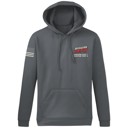 CUSTOM Operation Epic Fury Hi-Tech Performance Hoodie - Flag