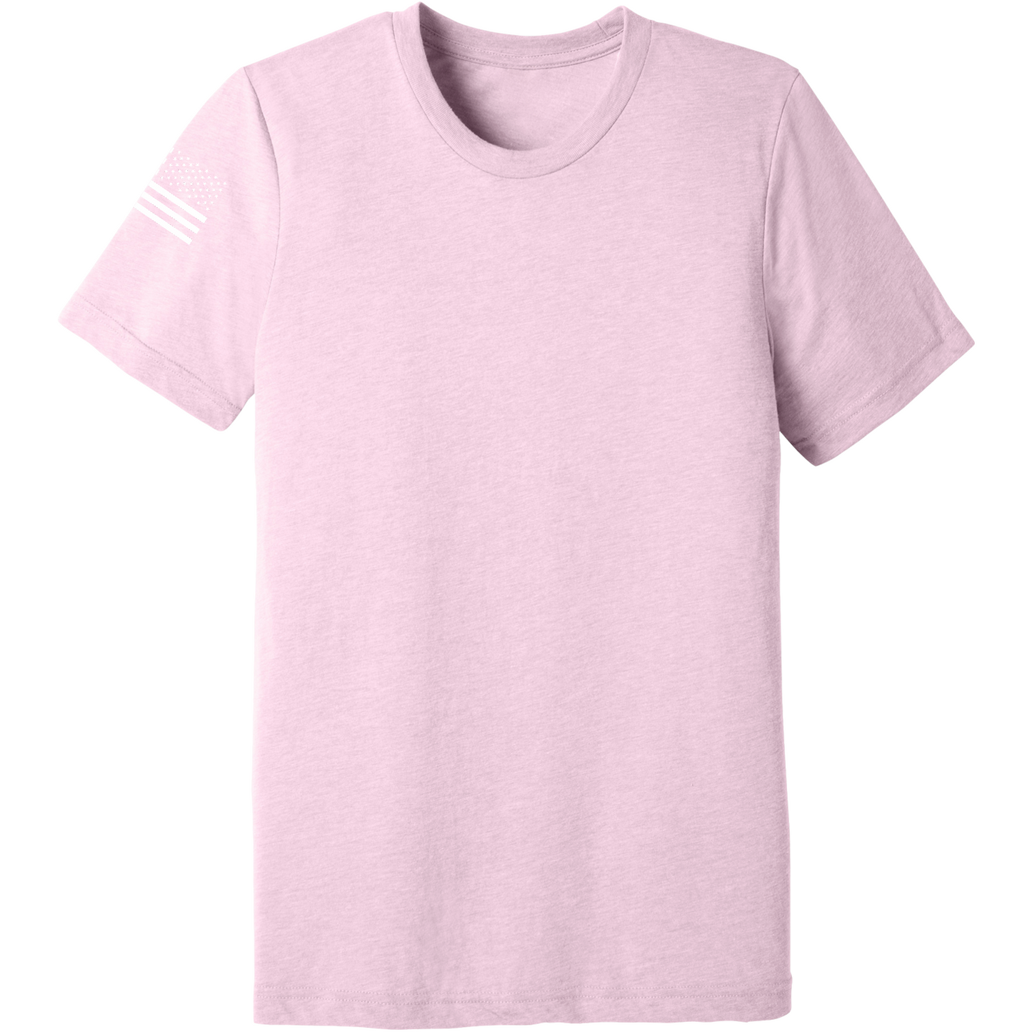 Emblem Basics Comfort Unisex Triblend SS Tee - White Flag