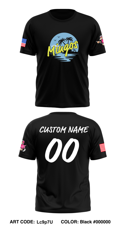 CUSTOM El Paso Mingos Core Men's SS Performance Tee