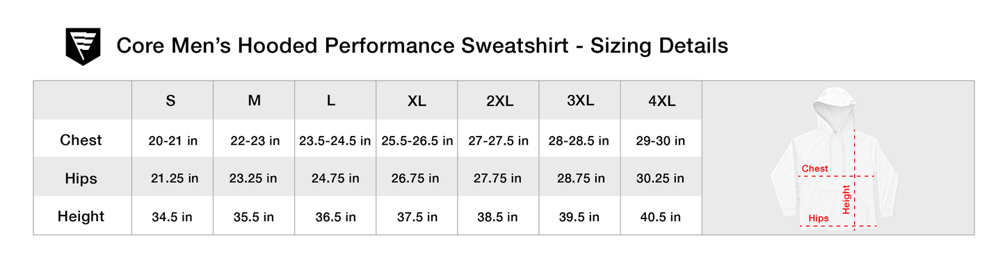 LMPD SRT Core Men's Hooded Performance Sweatshirt - zBepXV