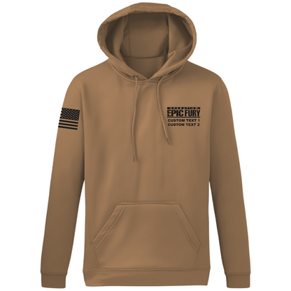 CUSTOM Operation Epic Fury Hi-Tech Performance Hoodie - Eagle