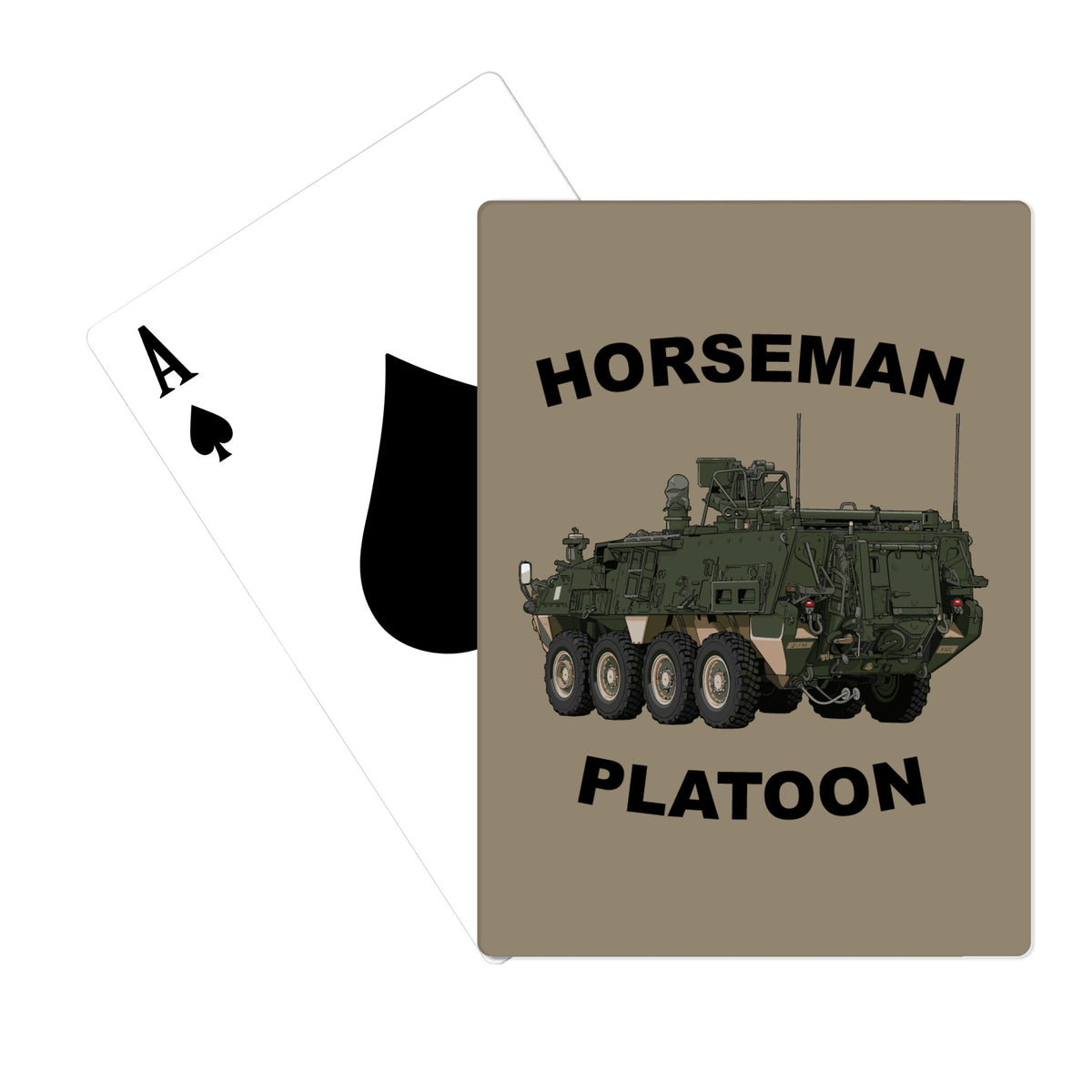 631st Chemical Company - Horseman Platoon Playing Cards - HpWASV