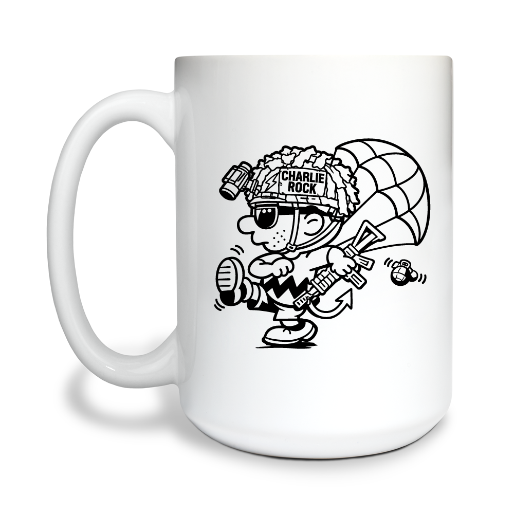 C Co 1-508 PIR, 3 BCT, 82nd ABD Fundraising Collection 15 oz White Ceramic Mug - KPMst8