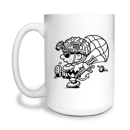 C Co 1-508 PIR, 3 BCT, 82nd ABD Fundraising Collection 15 oz White Ceramic Mug - KPMst8
