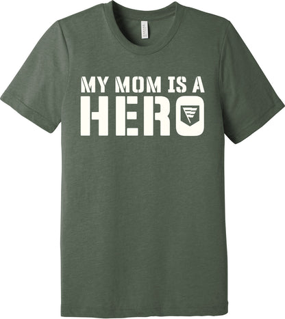 Emblem Comfort Unisex Triblend SS Tee - My Mom is a Hero