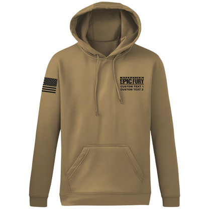 CUSTOM Operation Epic Fury Hi-Tech Performance Hoodie - Eagle