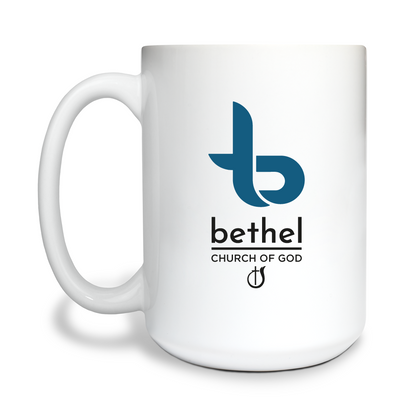 Bethel CoG Lighthouse Store Fundraising Collection 15 oz White Ceramic Mug - 9a2kXc