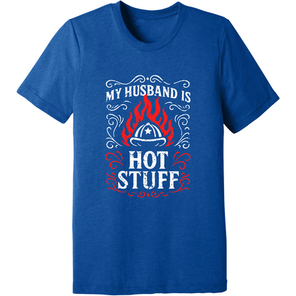 Emblem Comfort Unisex Triblend SS Tee - Husband Hot Stuff