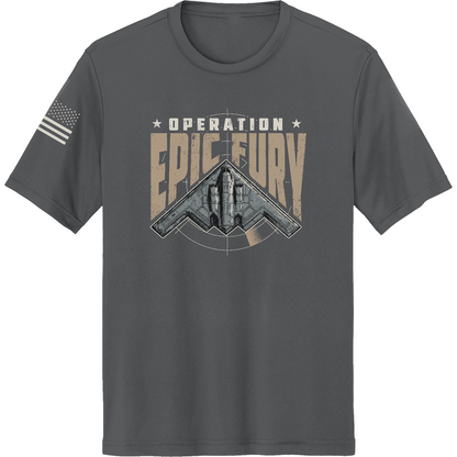 CUSTOM Operation Epic Fury Hi-Tech SS Performance Tee - Stealth