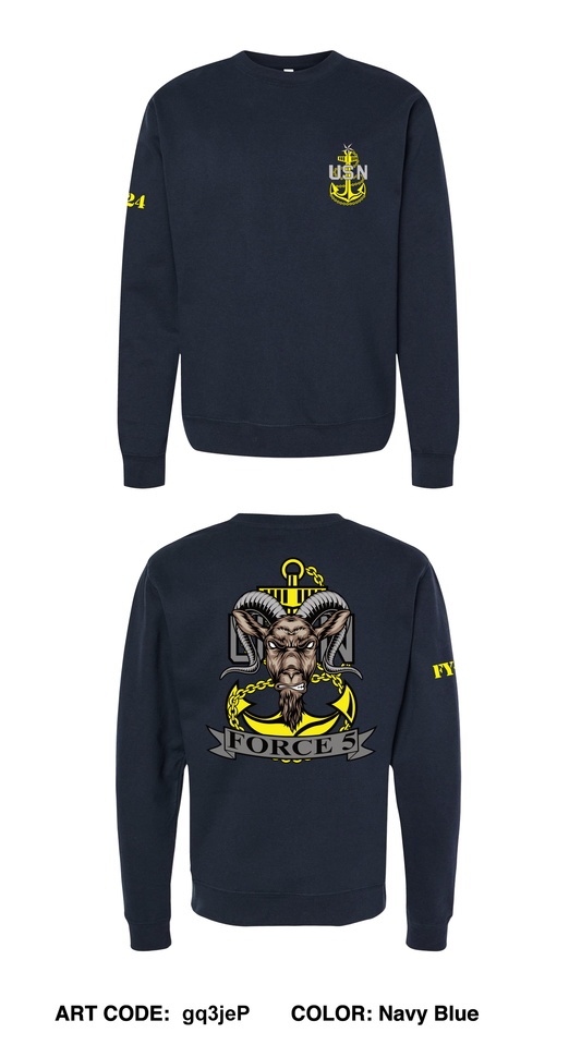 Force 5  Comfort Unisex Crewneck Sweatshirt - gq3jeP