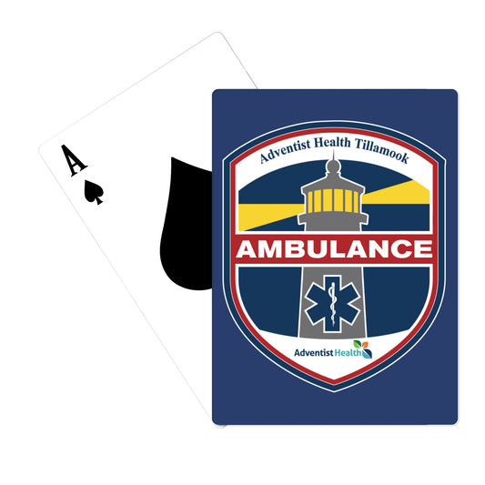 Adventist Health Tillamook Ambulance Playing Cards - nA3bcs