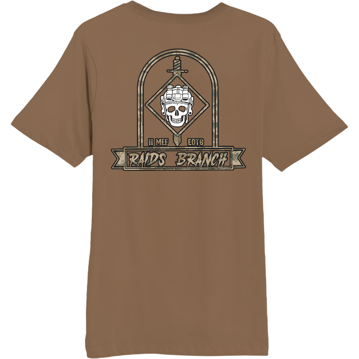 II MEF EOTG, Amphibious Raids Branch Comfort Unisex Cotton SS Tee - 9T3JPV