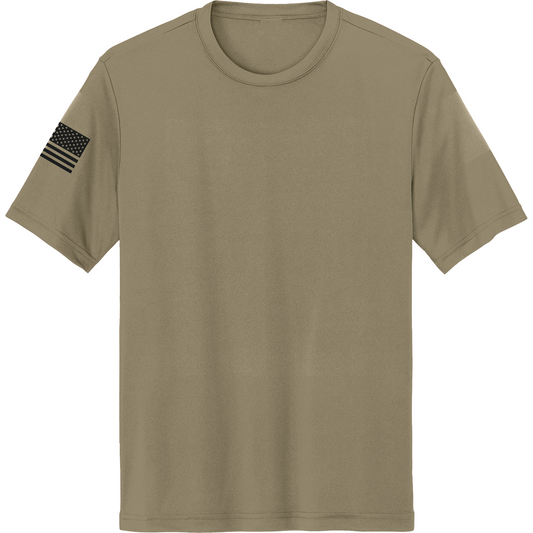 Emblem Basics Hi-Tech SS Performance Tee - Black Flag