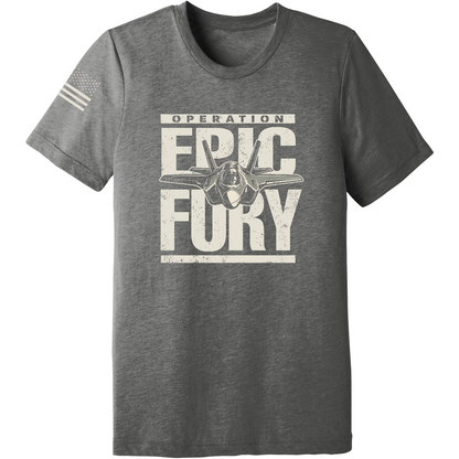 CUSTOM Operation Epic Fury Comfort Unisex Triblend SS Tee - Plane