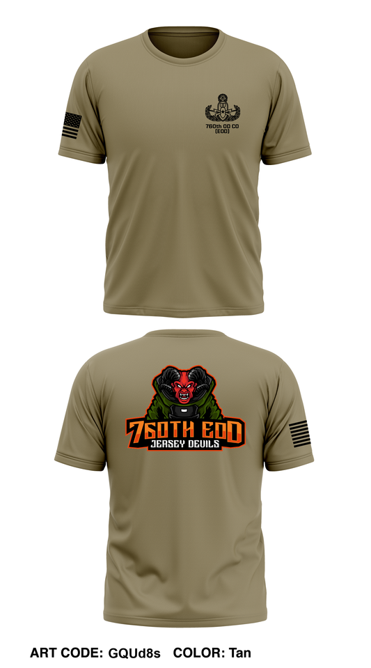 760TH EOD Core Men's SS Performance Tee - GQUd8s