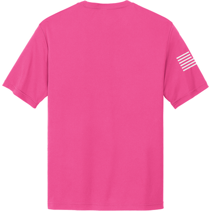Emblem Basics Hi-Tech SS Performance Tee - White Flag