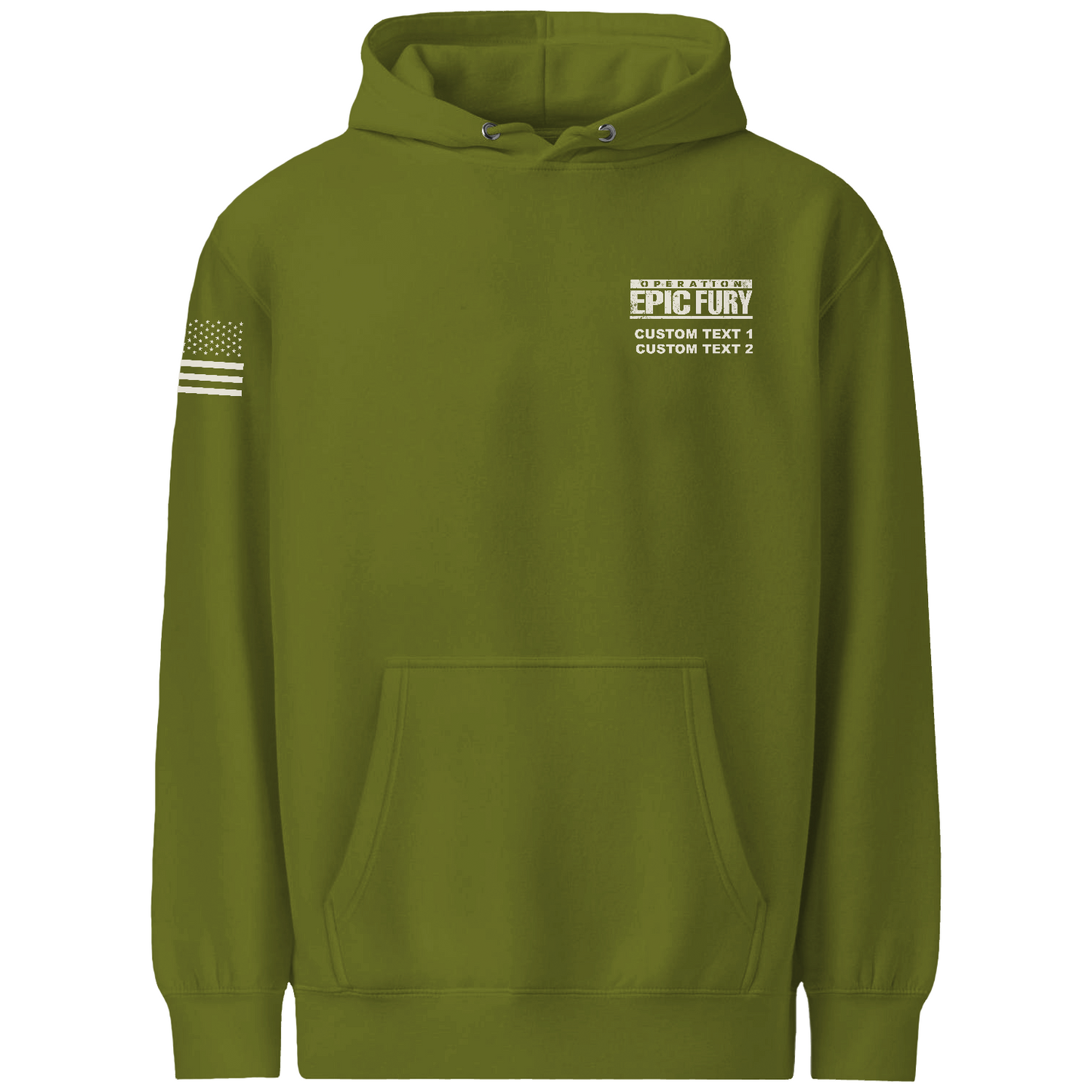 CUSTOM Operation Epic Fury Comfort Unisex Hooded Sweatshirt - Plane