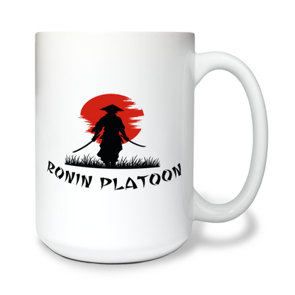 Ronin Platoon 15 oz White Ceramic Mug - sZAs9n