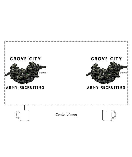 Grove City Army Recruiting Ceramic Mug - dUwaN5
