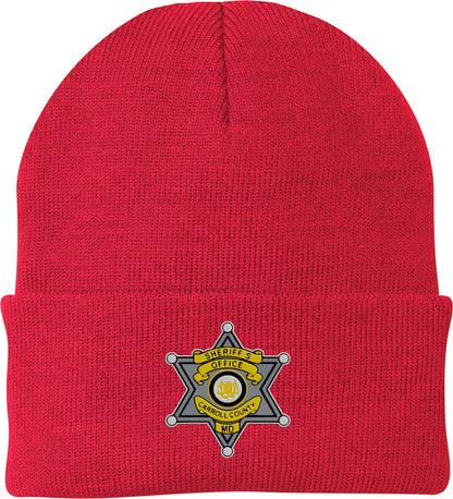 Carroll County Sheriff's Office Embroidered Beanie - CCSCOL