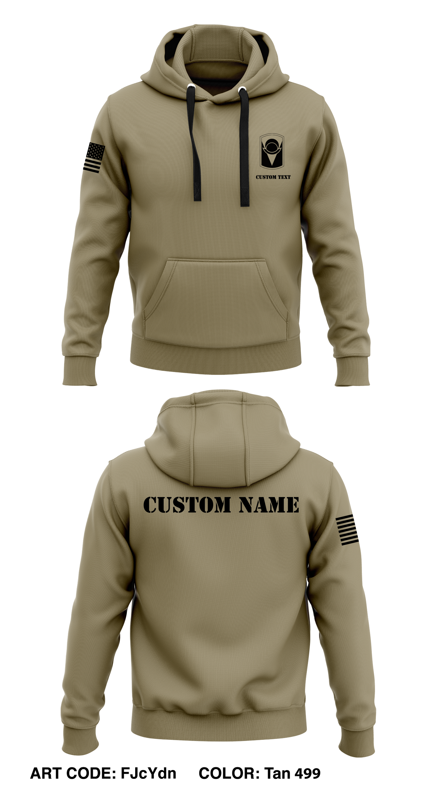 CUSTOM 53rd Brigade  Core Men's Hooded Performance Sweatshirt - FJcYdn