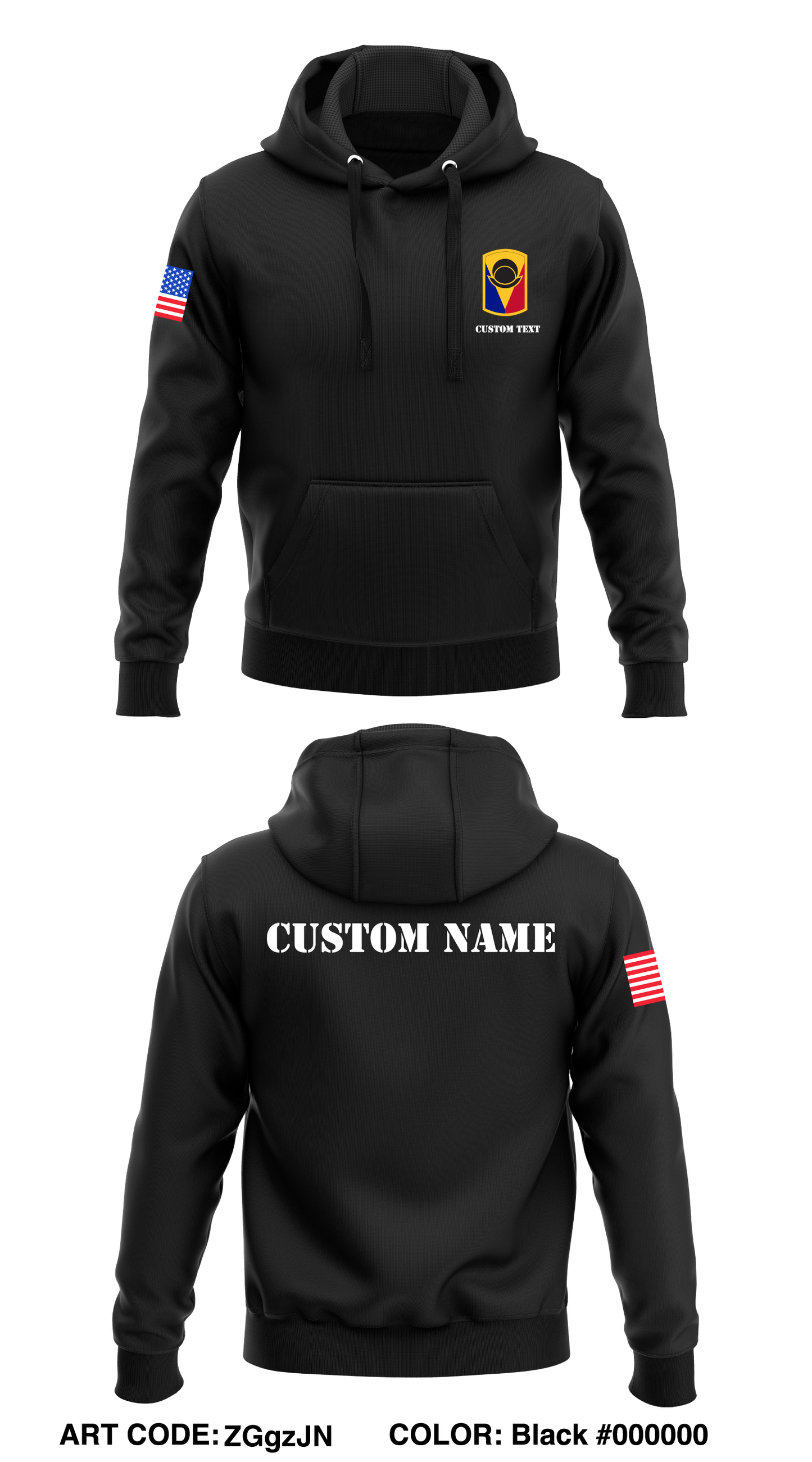CUSTOM 53rd Brigade  Core Men's Hooded Performance Sweatshirt - ZGgzJN