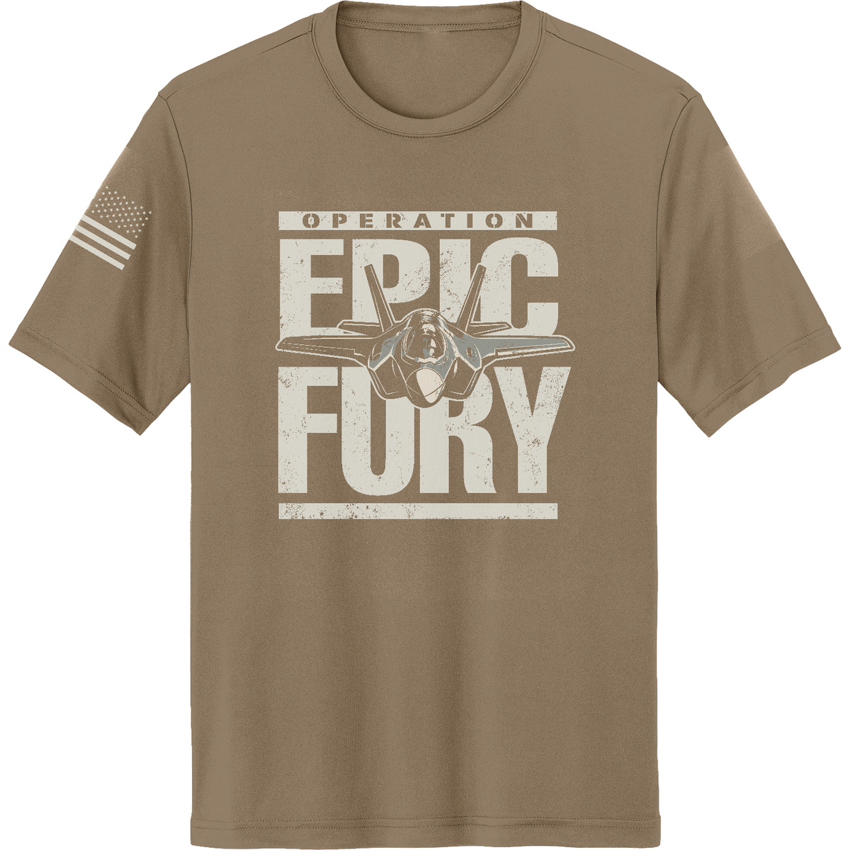 Operation Epic Fury Hi-Tech SS Performance Tee - Plane