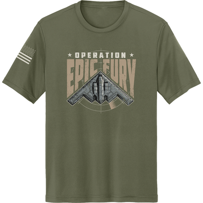 CUSTOM Operation Epic Fury Hi-Tech SS Performance Tee - Stealth