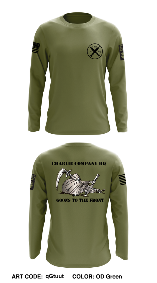 HQ C CO 1-325 Core Men's LS Performance Tee - qGtuut