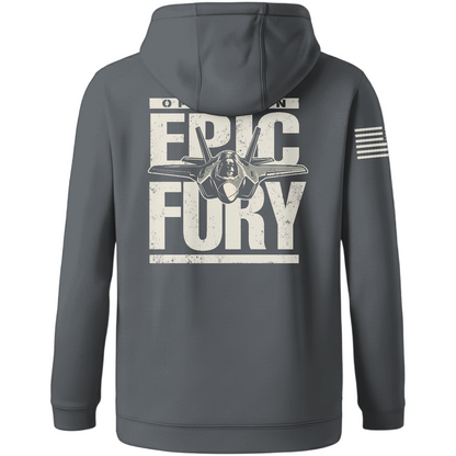 CUSTOM Operation Epic Fury Hi-Tech Performance Hoodie - Plane
