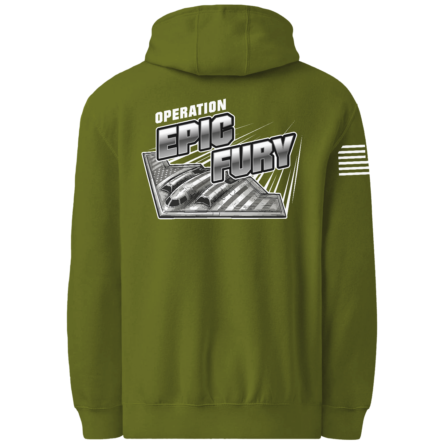 CUSTOM Operation Epic Fury Comfort Unisex Hooded Sweatshirt - Supersonic