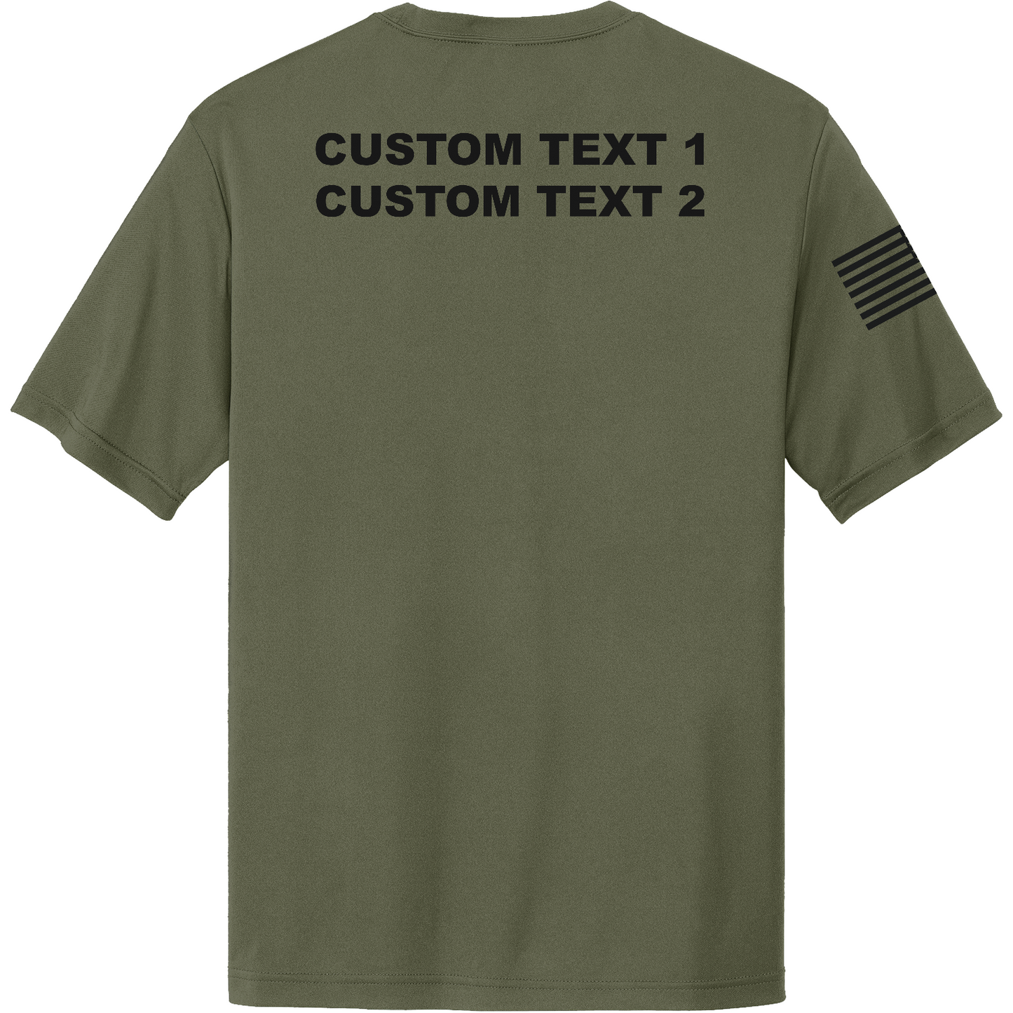 CUSTOM Operation Epic Fury Hi-Tech SS Performance Tee - Eagle Flag