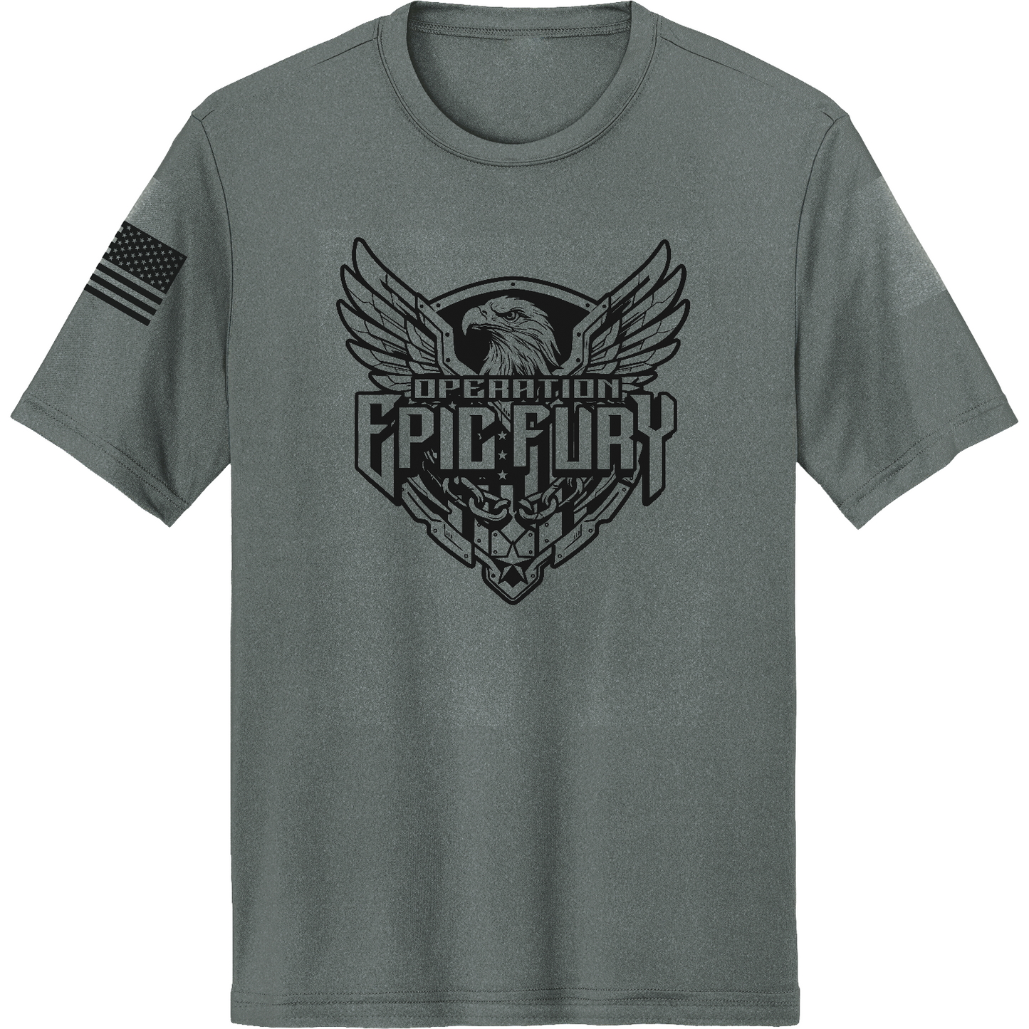 CUSTOM Operation Epic Fury Hi-Tech SS Performance Tee - Eagle
