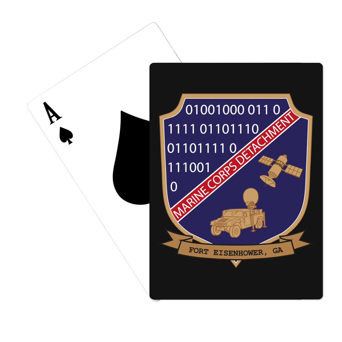 Marine Detachment Fort Gordon Playing Cards - bebfu7